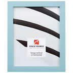 Craig Frames Confetti, Modern Light Blue Picture Frame, 8 x 12 Inch