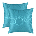Throw Pillow Cases Calitime Modern Shining Dull Contrast Circles Rings Geometric Cushion Covers Shells For Couch Sofa Home Decor