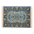 Beautiful Blue Oriental Rug Mousepad - Oriental Carpet Computer Mousemat Miniature