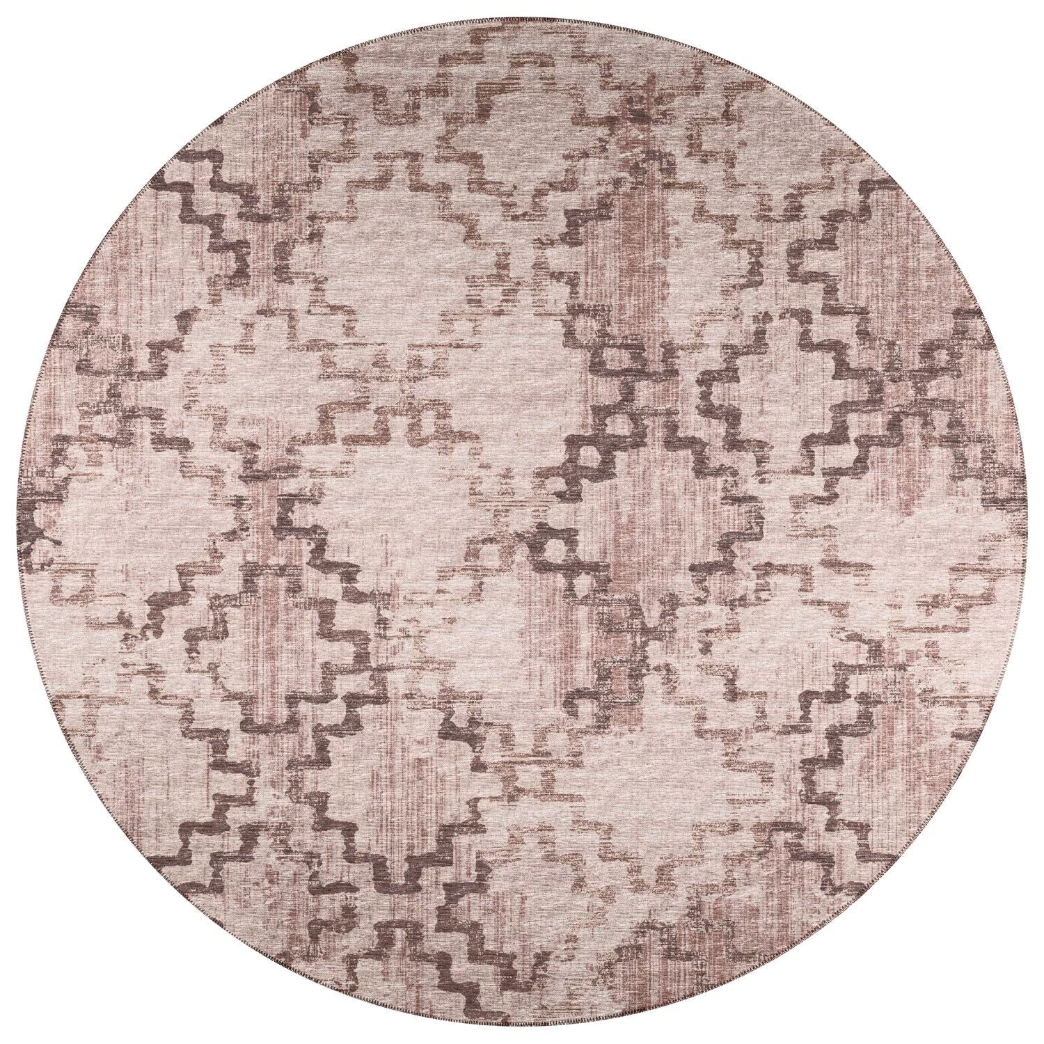 Sedona Sn15 Brown Transitional Rug Round 10' X 10'