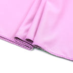 Mds Pack Of 50 Spandex Chair Sashes Bow Sash Elastic Chair Bands Ties Without Buckle For Wedding And Events Decoration Spandex Slider Sashes Bow - Pink