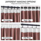 Ryb Home Dusty Pink Velvet Curtains 84 Inch, Room Darkening Window Curtains For Living Room Energy Efficient Backdrop Festival Decor For Girls Bedroom Dining Room, Wild Rose, W52 X L84 Inch, 2 Panels