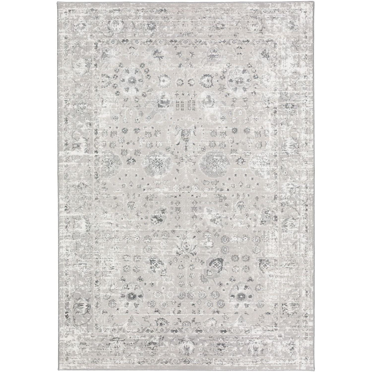Rhodes Rr8 Gray Transitional Rug Rectangle 7' 10" X 10'