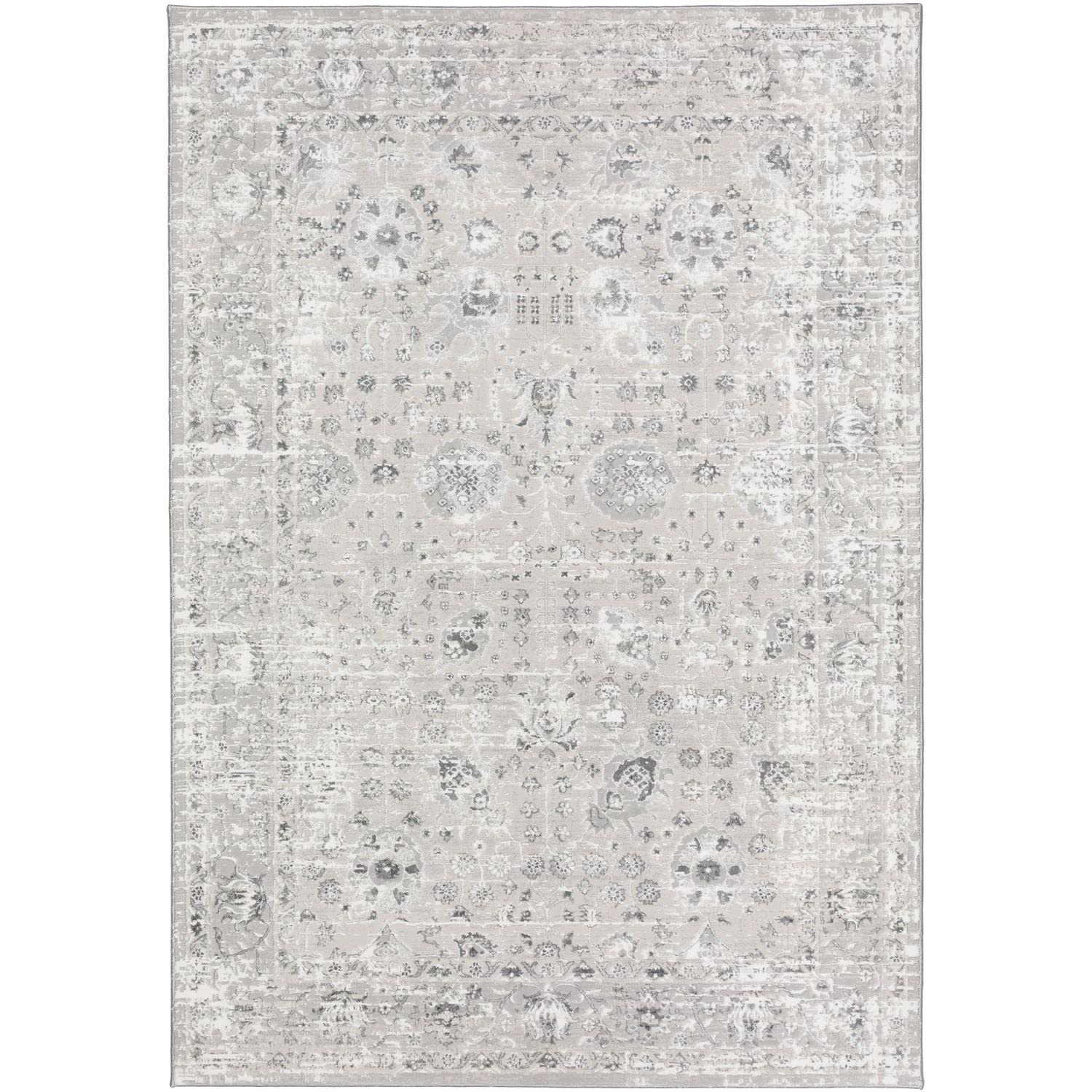 Rhodes Rr8 Gray Transitional Rug Rectangle 9' X 13'