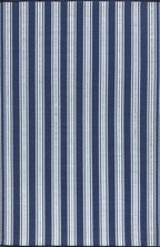 Mad Mats Geometric Outdoor Rug, Reversible Plastic Mat (5' X 8', Vertical Stripe - Blue/White)