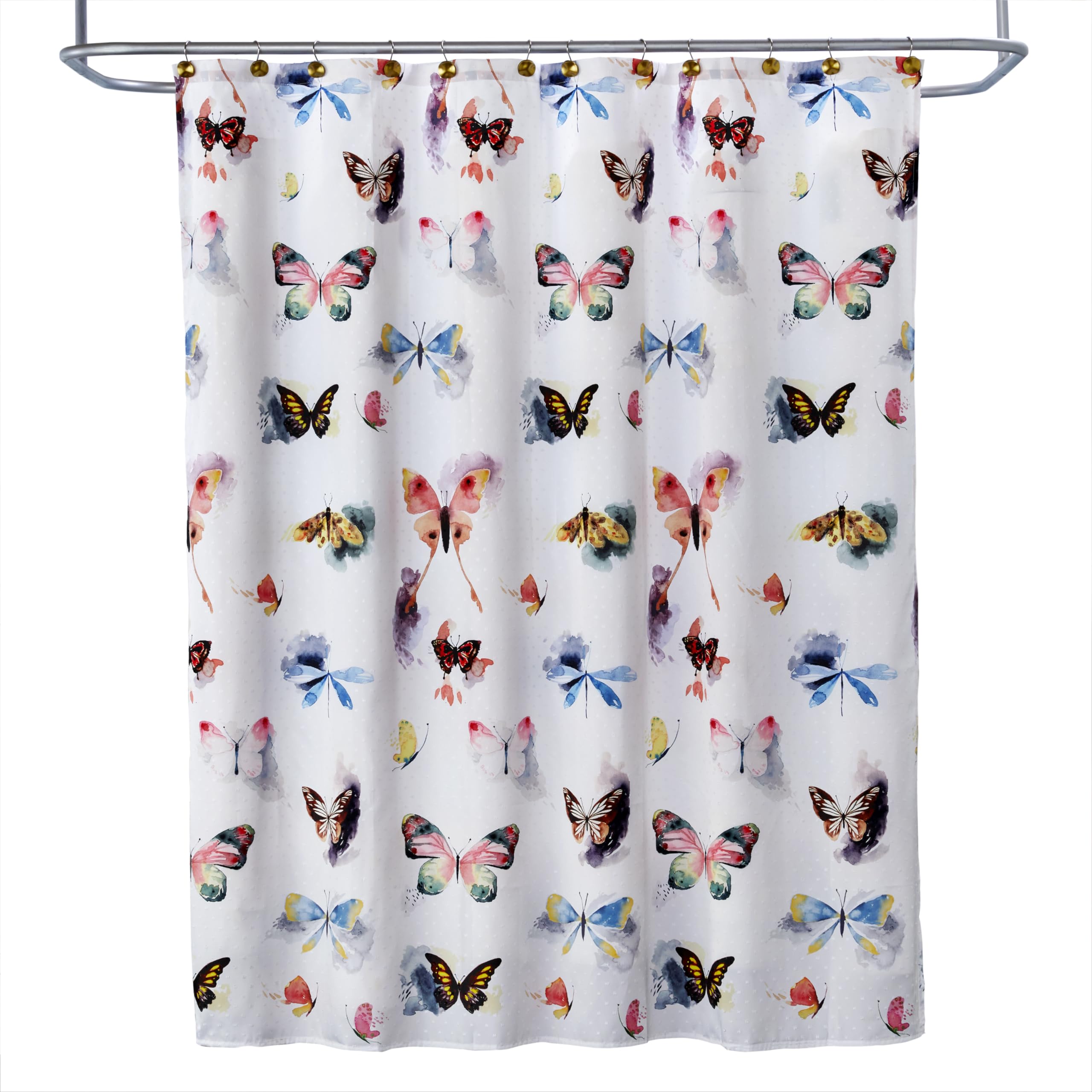 Skl Home Butterfly Wishes Shower Curtain