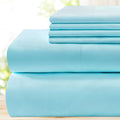 Bysure 6 Pieces Bed Sheets Set(King, Terracotta) - Hotel Luxury Super Soft 1800 Thread Count 100% Microfiber Sheets With Deep Po