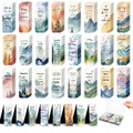 48 Piece Bible Verse Magnetic Bookmarks - Christian Scripture Inspirational Book Marks With Boxes - Religious Motivational Book