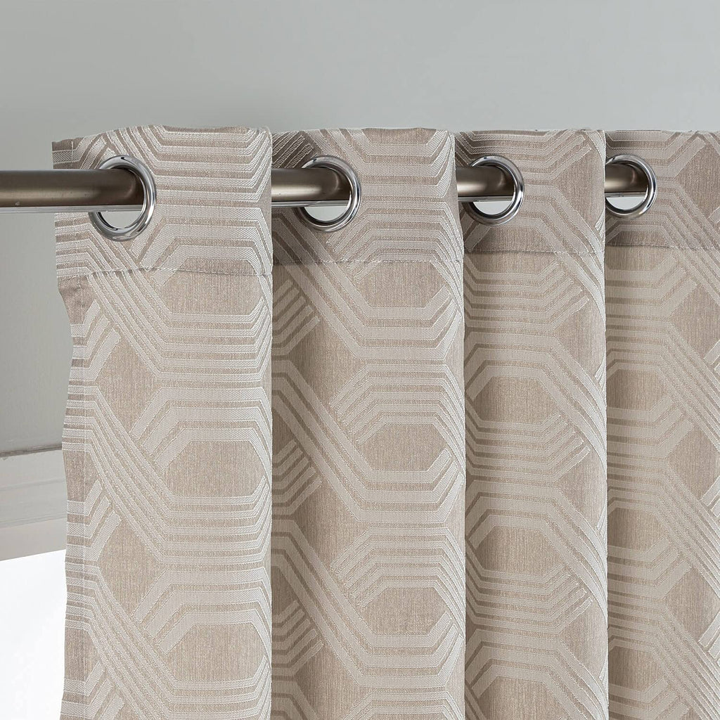 Dolce Mela Curtain Panel Semi-Blackout Drapes, Dmc501 Apollo