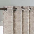 Dolce Mela Curtain Panel Semi-Blackout Drapes, Dmc501 Apollo