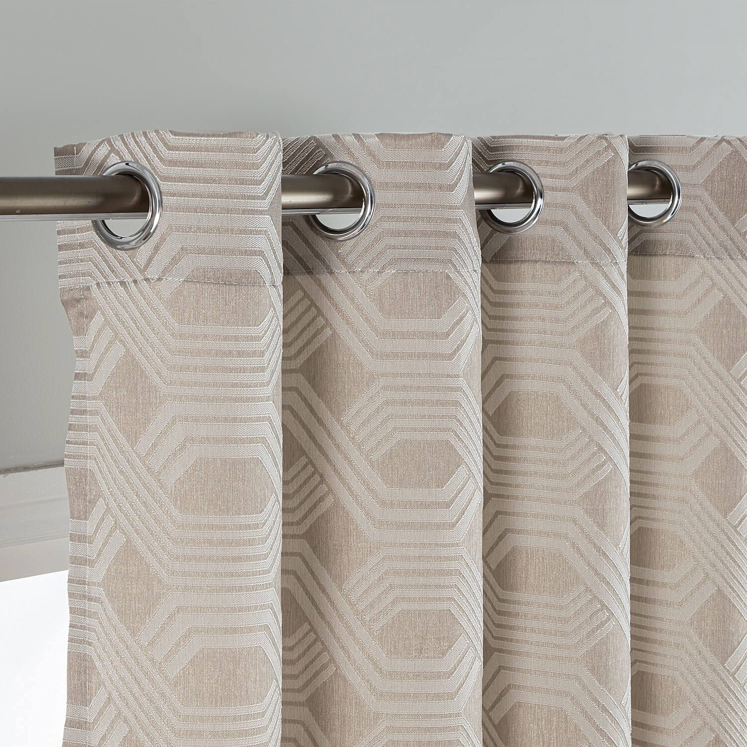 Dolce Mela Curtain Panel Semi-Blackout Drapes, Dmc501 Apollo