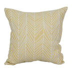 Blazing Needles Square Polyester Jacquard Throw Pillows, 17", Demeter Lemona 4 Count