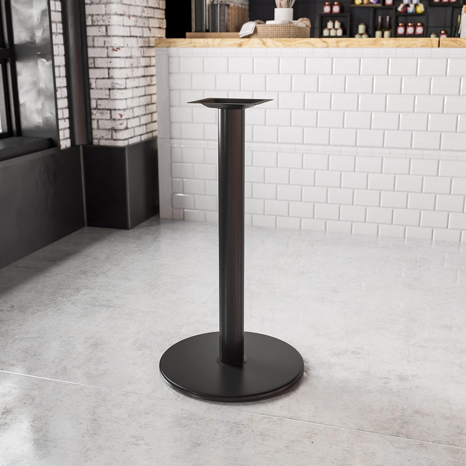 24 Round Restaurant Table Base with 4 Dia. Bar Height Column