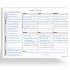 Weekly To Do List Notepad, 60 Page Task Planning Pad W/Daily Checklist, Priority Todo Checkbox & Notes. Desk Notebook To Organiz