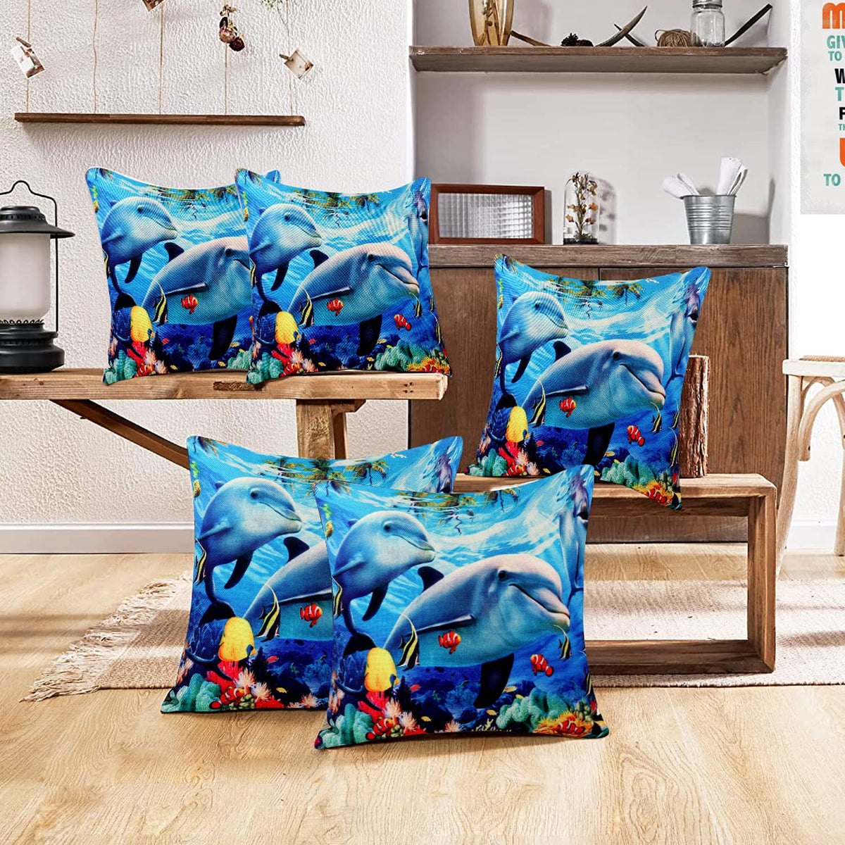 Kuber Industries Cushion Cover|Ractangle Cushion Covers|Sofa Cushion Covers|Cushion Covers 16 Inch X 16 Inch|Cushion Cover Set O