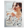 Malden International Designs Essentials Silver Metal Engravable Picture Frame, 5x7, Silver