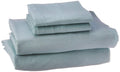 Comfort Spaces Cotton Flannel Breathable Warm Deep Pocket Sheets With Pillow Case Bedding, Twin, Solid Aqua, 3 Piece