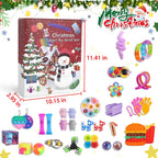 Fidget Advent Calendar 2024, 24 Days Of Surprises Fidget Toys Box, Christmas Holiday Countdown Advent Calendars, Sensory Toy Fid