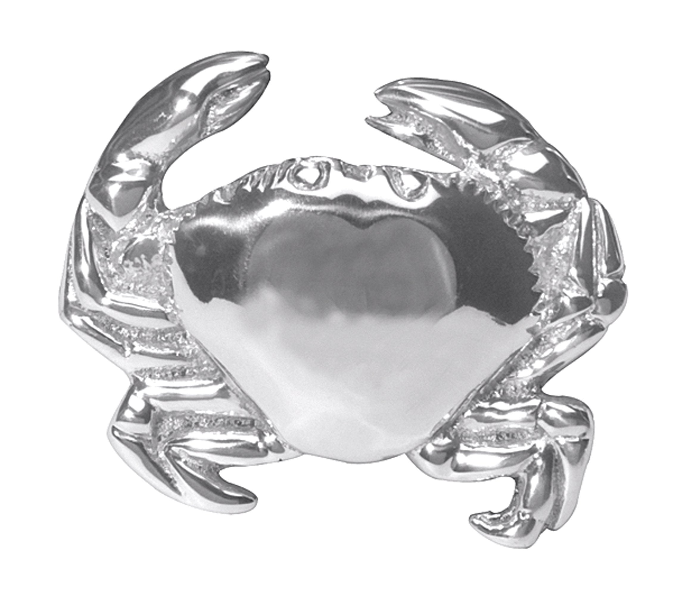 MARIPOSA Crab Handcrafted Napkin Weight, One Size, Silver