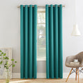 Sun Zero Barrow 2-Pack Energy Saving Grommet Curtain Panel Pair, 54'' x 54, Marine Blue