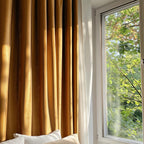 Lazzzy Blackout Velvet Curtains Gold Thermal Insulated Curtains 90 Inch Long Drapes For Bedroom Living Room Darkening Window Treatments Grommet Living Room Curtains Set Of 2 Panels Gold Brown