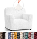 Paulato By Ga.I.Co. Chair Cover - Armchair Cover - Armchair Slipcover - Polyester Fabric Slipcover - 1-Piece Form Fit Stretch St