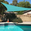 Tang 18'X19'X26' Sun Shade Sail Right Triangle Permeable Canopy Uv Block Shade Cloth Heavy Duty Fabric For Patio Outdoor Backyar