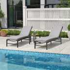 Crestlive Products Chaise Lounge Cushion Set Of 2, Outdoor Cushion For Patio Furniture, Outside Chair Comfortable Cushion Water