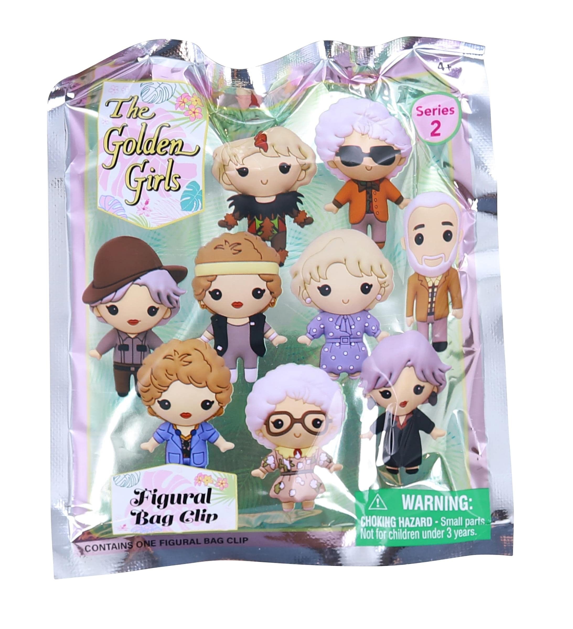 The Golden Girls Series 2 3D Foam Bag Clip | One Random