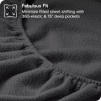 Bare Home Super Soft Fleece Fitted Sheet - King Size (2 Pack) - Extra Plush Polar Fleece, No-Pilling - Deep Pocket - All Season
