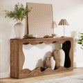 Tribesigns 63 Inches Farmhouse Console Table with Storage, Couch Table Behind Sofa, Long Entryway Sofa Station, Narrow Console S