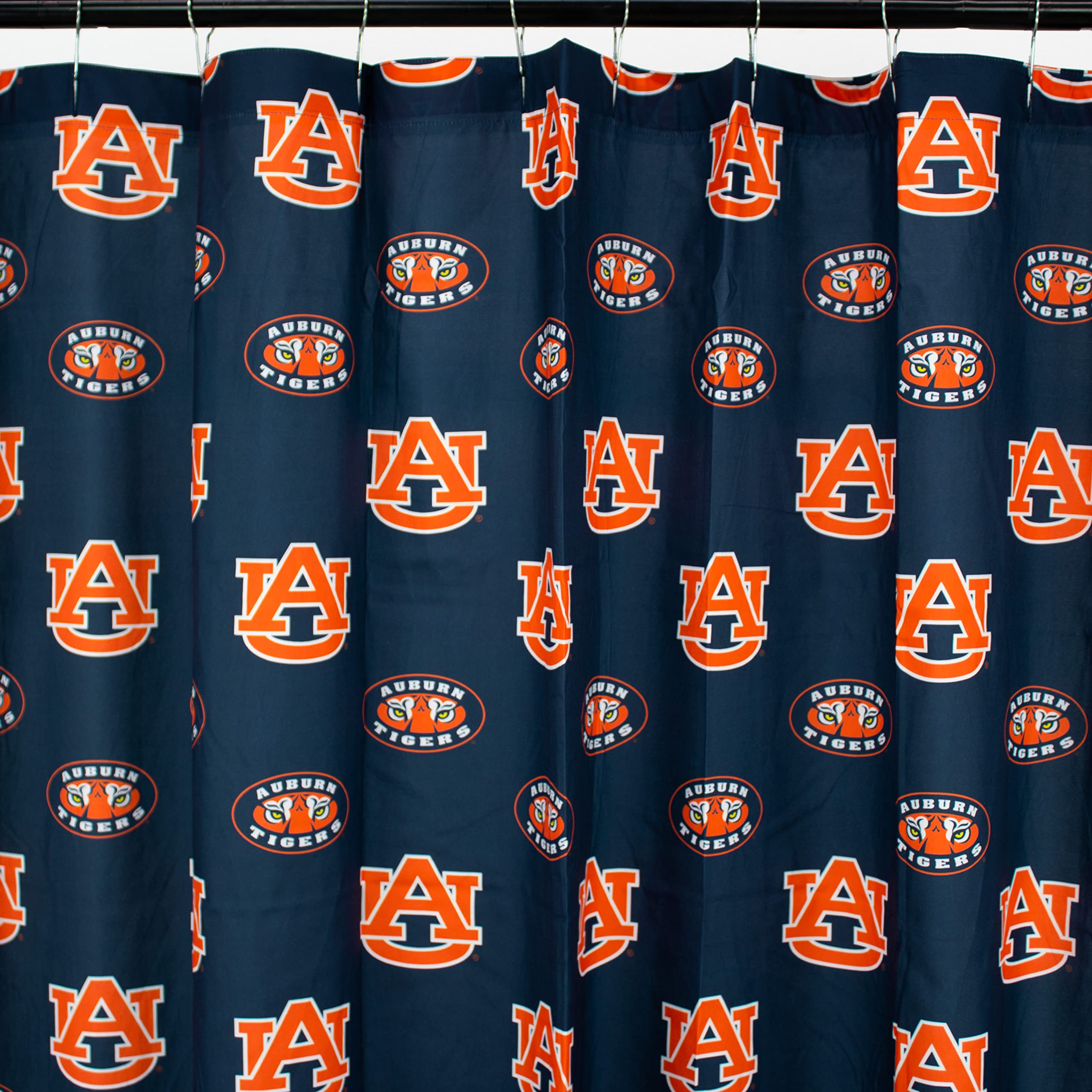 College Covers Everything Comfy Auburn Tigers Bright And Colorful Shower Curtain Cover 70 ' X 72 '