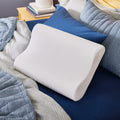 Sleep Innovations Memory Foam Contour Pillow, Queen Size, Head, Neck, And Shoulder Alignment, Side And Back Sleepers, Medium Sup