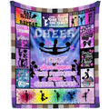 Mubpean Cheerleader Gifts Blanket 50'X40' - Cheerleading Gifts For Girls - Cheer Gifts For Cheerleaders - Gifts For Cheerleade