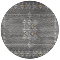 Sedona Sn3 Grey Transitional Rug Round 6' X 6'