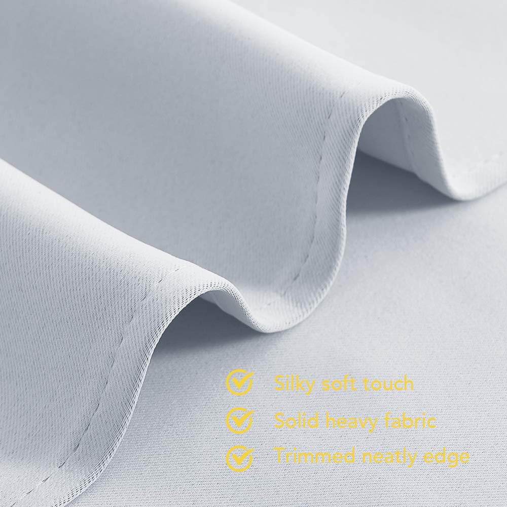 Nicetown Room Darkening Draperies Curtains Panels, Window Treatment Thermal Insulated Grommet Room Darkening Curtains/Drapes For