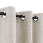 Jinchan Blackout Curtain 90 Inch Length Beige Curtain For Bedroom Living Room Curtain 1 Panel Greyish Beige Texture Curtain Grommet Top Window Drape 84 Inches Wide By 90 Inches Long