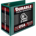 Samsill, Sam16424, Nonstick 6' Locking D-Ring View Binder, 1 Each, Green