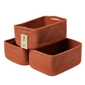 MiniArk Shelf Storage Baskets for Organizing | Closet Organizer Bins | Small Baskets | Toy Basket | Cute Decorative Basket | Cub
