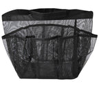 Eoocvt Mesh Shower Caddy, 8 Pockets Quick Dry Hanging Toiletry Tote Bag For Bathroom Shower Organizer Accessories (Black)
