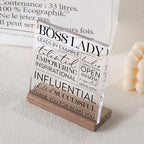 Lukiejac Best Boss Lady Gifts For Women Boss Birthday Gifts Appreciation Gifts Promotion Gifts Mentor Gifts For Women Boss Lady