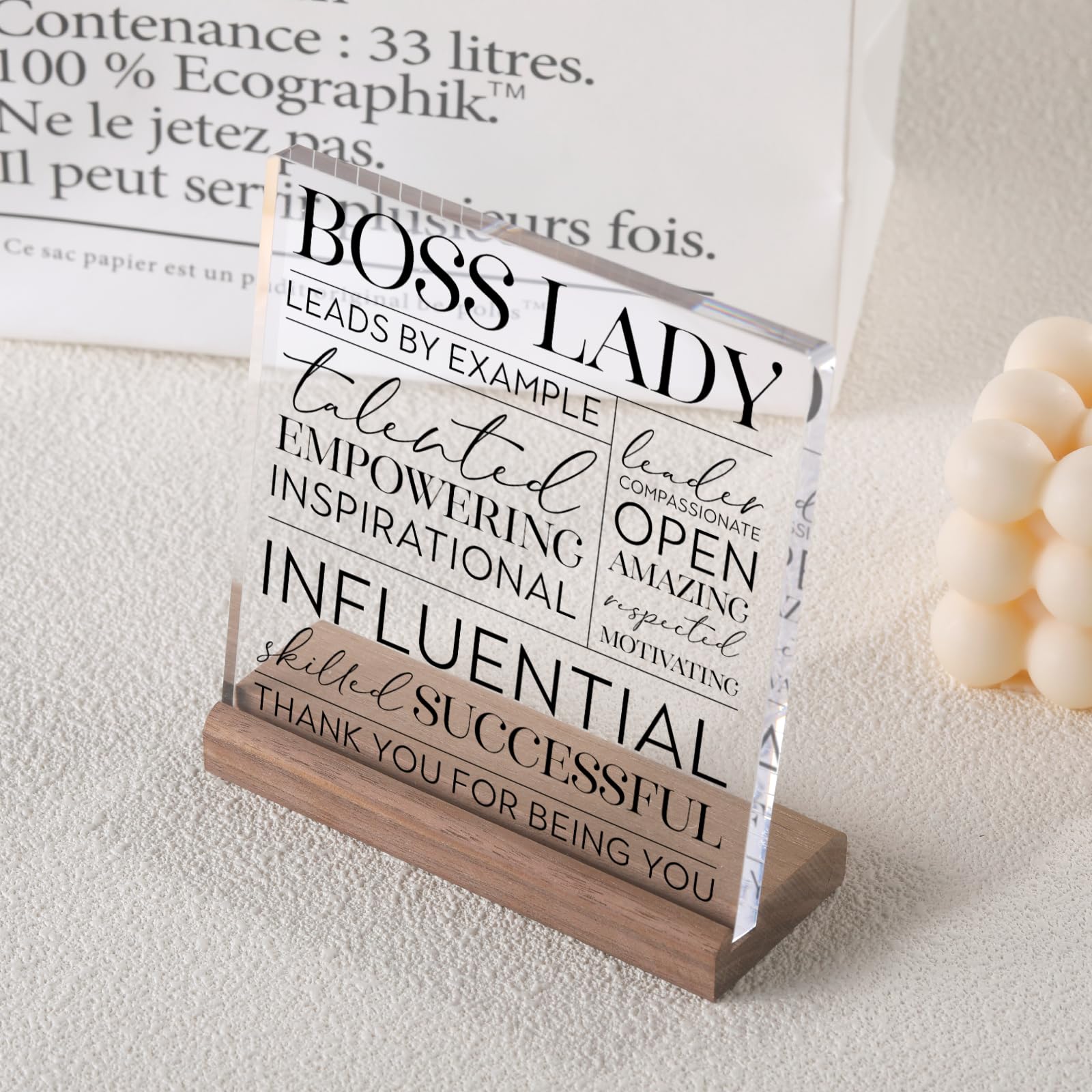 Lukiejac Best Boss Lady Gifts For Women Boss Birthday Gifts Appreciation Gifts Promotion Gifts Mentor Gifts For Women Boss Lady