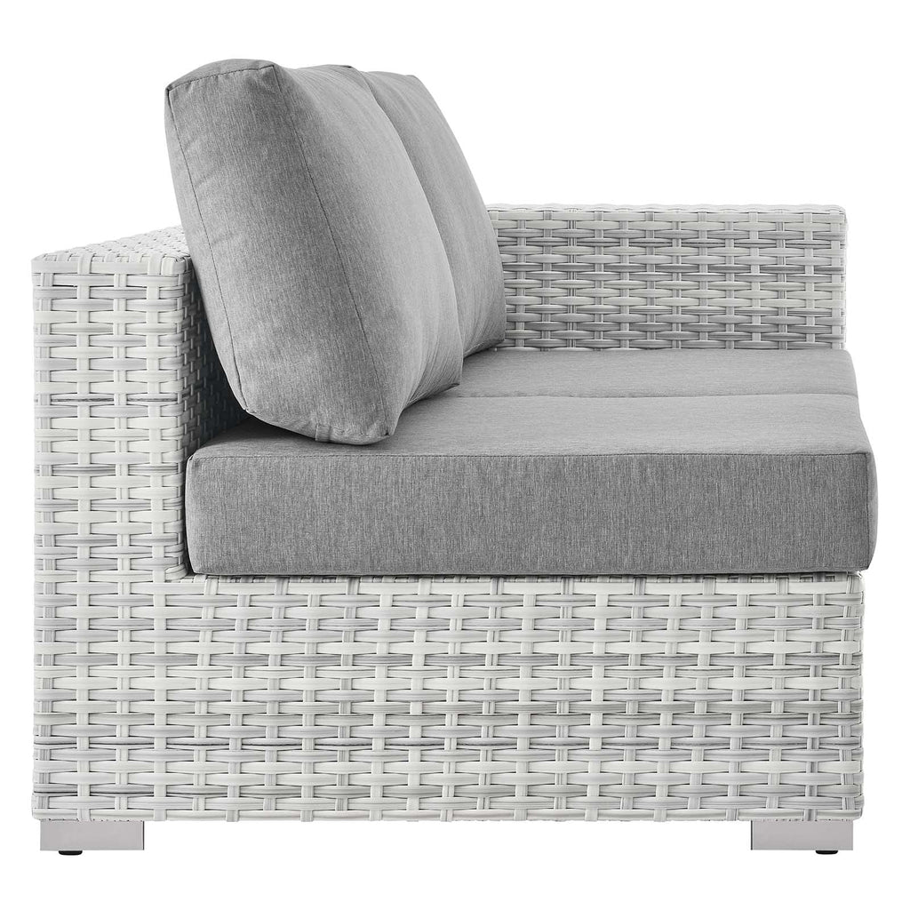 Modway EEI-4302-LGR-GRY Right-Arm Loveseat, Light Gray Gray