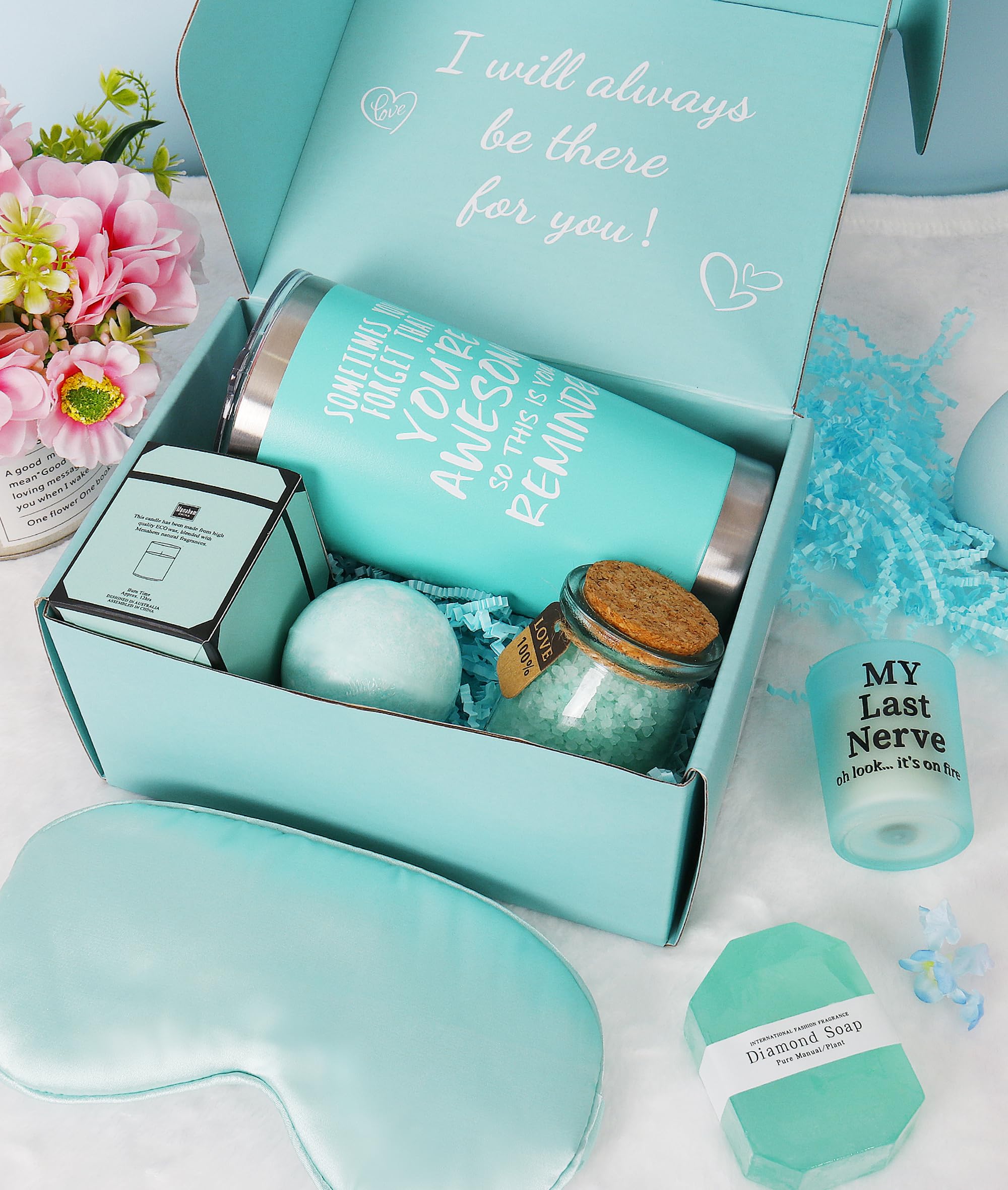 Birthday Gifts For Women Mom Christmas Gifts, Relaxing Spa Gift Basket Appreciation Gift For Her Christmas Gifts For Wife Sister