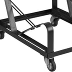 Flash Furniture HERCULES Series Black Steel Sled Base Stack Chair Dolly