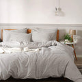 Jellymoni Duvet Cover, 100% Natural Cotton, Printed Comforter Cover With Zipper Closure And Corner Ties (Super King 116  98 Inch