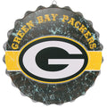 FOCO Green Bay Packers NFL Metal Distressed Bottlecap Sign