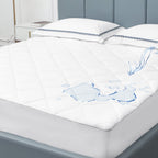 Sunflower Quilted Full Mattress Protector, Mattress Pad Full, Cotton Full Mattress Cover Waterproof, 18-22' Extra Deep Pocket Thin Version, Hypoallergenic Soft Durable