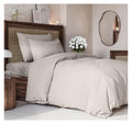 Duvet Cover Twin/Twin Xl Size Set - Extra Soft Twin/Twin Xl Size Duvet Cover 68 X 90 With 1 Pillow Shams - Hotel Luxury And Fade Free With Zipper Closures & Ties - Breathable Bedding Set (Light Grey)