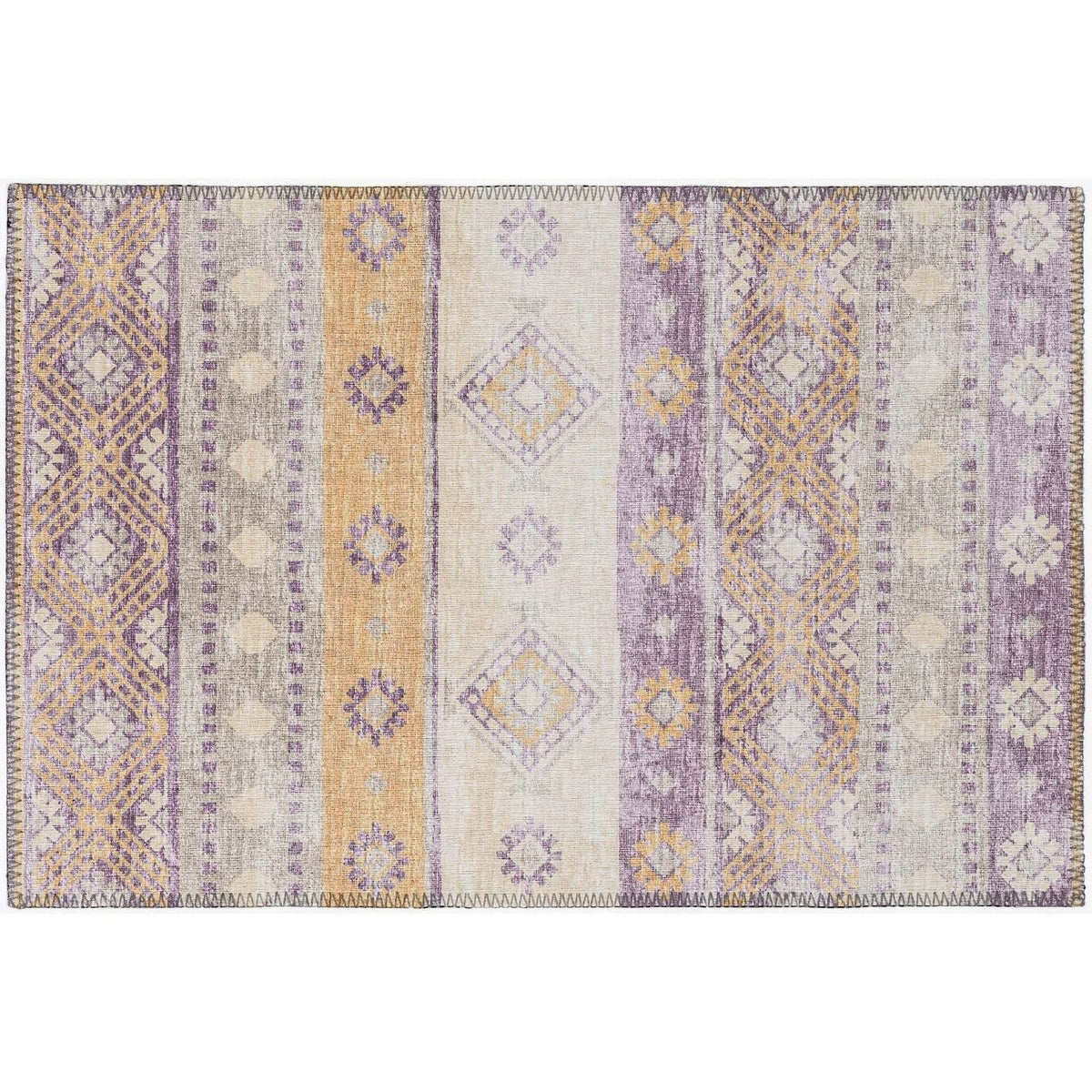 Sedona Sn12 Purple Transitional Rug Rectangle 8' X 10'